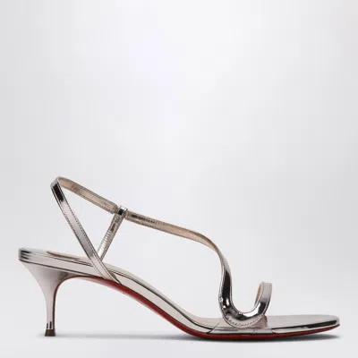 Christian Louboutin Rosalie Sandals In Vintage Laminated Calfskin