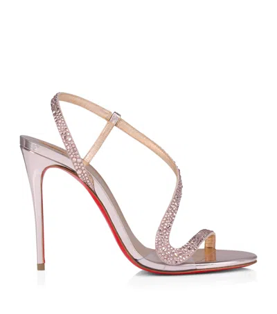 Christian Louboutin Rosalie Strass Sandals 100 In Pink