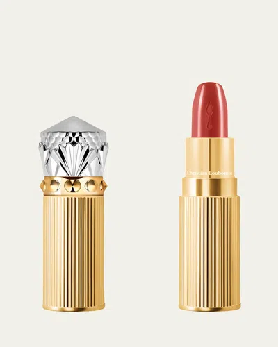 Christian Louboutin Rouge Louboutin Silky Satin On-the-go Lipstick In Bobo Blush