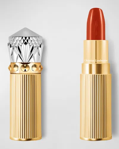 Christian Louboutin Rouge Louboutin Silky Satin On-the-go Lipstick In Chili Youpiyou