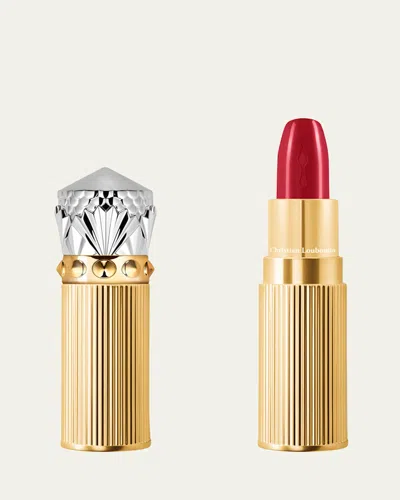Christian Louboutin Rouge Louboutin Silky Satin On-the-go Lipstick In Grenade Love