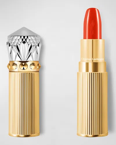 Christian Louboutin Rouge Louboutin Silky Satin On-the-go Lipstick In My Orange