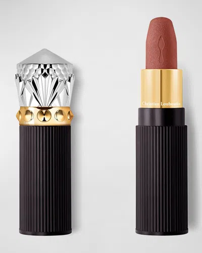 Christian Louboutin Rouge Louboutin Velvet Matte On-the-go Lipstick In Beige Very Gil