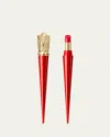 Christian Louboutin Rouge Stiletto Glossy Shine Lipstick In Cocorico Pink 