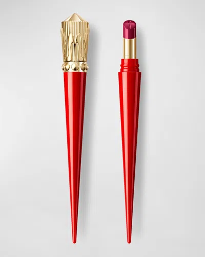 Christian Louboutin Rouge Stiletto Glossy Shine Lipstick In White