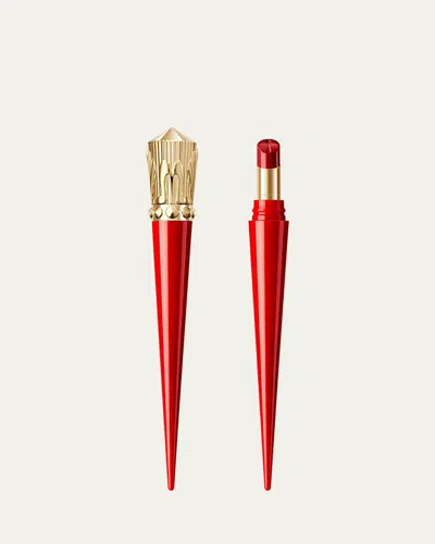 Christian Louboutin Rouge Stiletto Glossy Shine Lipstick In Red Walk 