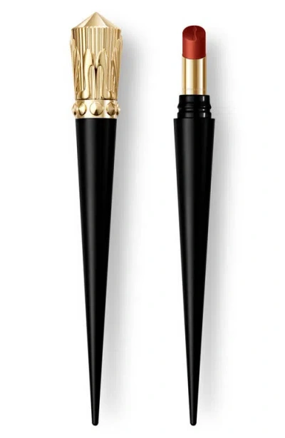 Christian Louboutin Rouge Stiletto Lumi Matte Lipstick In Red Wood 157l