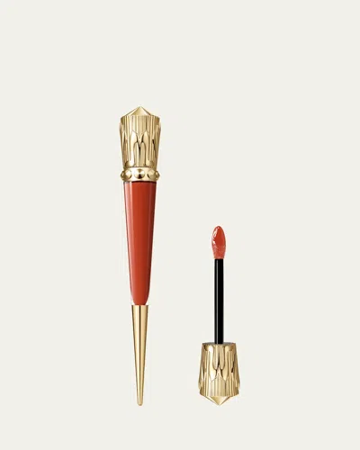 Christian Louboutin Rouge Stiletto Vinyl Gloss In Burning Spice 415v