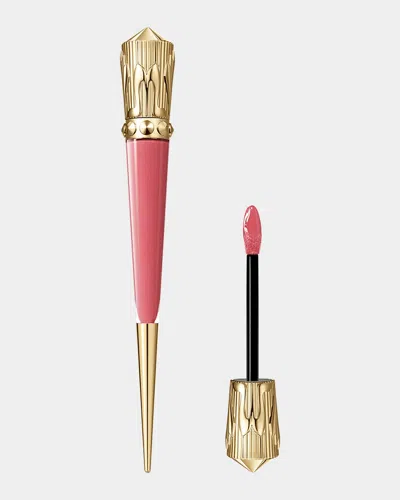 Christian Louboutin Rouge Stiletto Vinyl Gloss In Rosa Intenza 882v