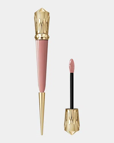 Christian Louboutin Rouge Stiletto Vinyl Gloss In Smoky Nudy 392v