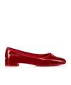 Christian Louboutin Sweetie Jane Red Soft Patent Ballerinas In Red
