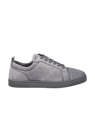 Christian Louboutin Round Head Low-cut Casual Shoes In Gray