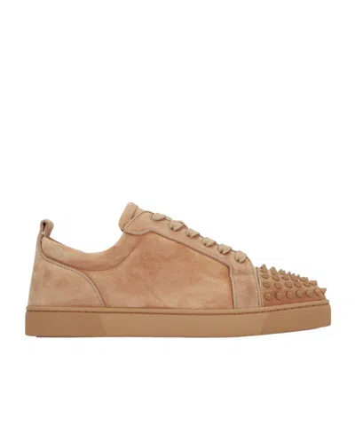 Christian Louboutin Round Head Low-cut Casual Shoes In Nude