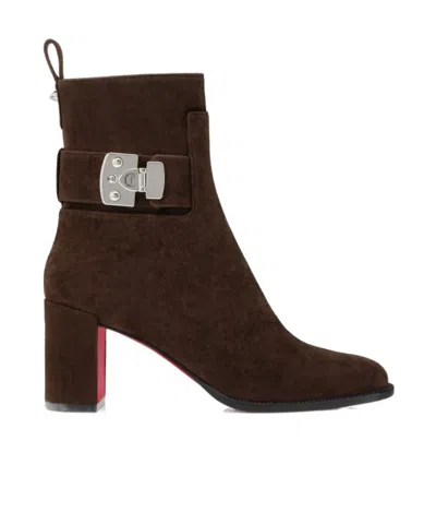 CHRISTIAN LOUBOUTIN 70MM LOCK BOOTS