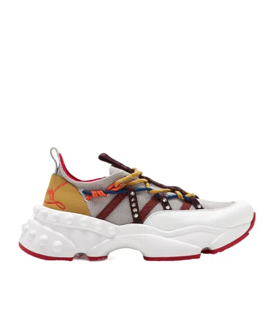 Christian Louboutin Round-head Sneakers In White