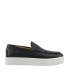 Christian Louboutin Men's Varsiboat Loafers In Navy Blue
