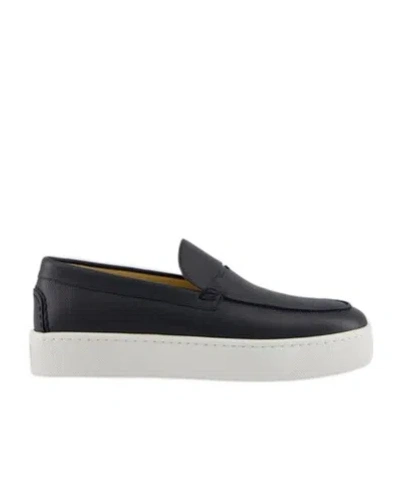 CHRISTIAN LOUBOUTIN CHRISTIAN LOUBOUTIN ALMOND TOE SLIP-ON SNEAKERS