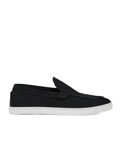 Christian Louboutin Round-toe Loafers In Black