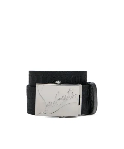 Christian Louboutin Ruisbuddy Belt In Black