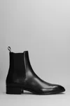 Christian Louboutin Samson Leather Chelsea Boots In Black