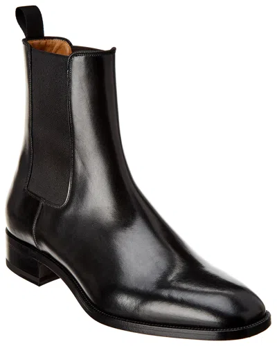 Christian Louboutin Samson Leather Boot In Black