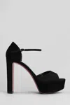 Christian Louboutin Sandaloo Leather Red Sole Platform Sandals