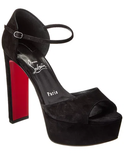 CHRISTIAN LOUBOUTIN CHRISTIAN LOUBOUTIN SANDALOO 130 SUEDE PLATFORM SANDAL