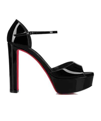CHRISTIAN LOUBOUTIN 130MM ANKLE-STRAP PLATFORM SANDALS