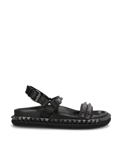 Christian Louboutin Sandals In Black