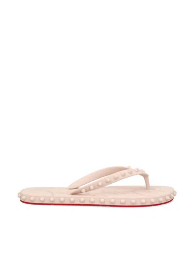Christian Louboutin Sandals In White