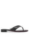 Christian Louboutin Sweet Janetonga Leather Thong Sandals