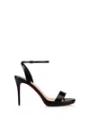 Christian Louboutin Black Polyamide Sandals
