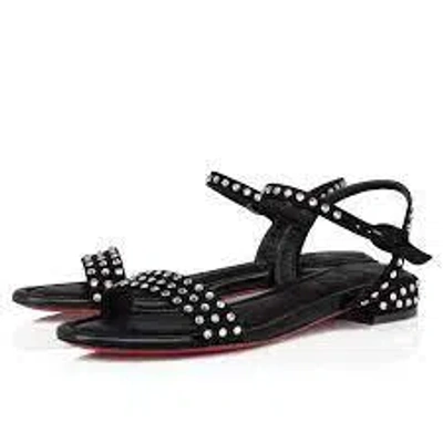 Christian Louboutin Sandals In Black/cry/lin Black