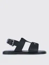 Christian Louboutin Chambeliss Sandal Flats In Black Leather