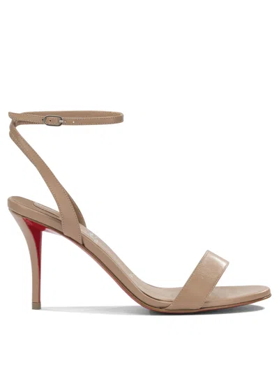 Christian Louboutin Sandals In Neutral