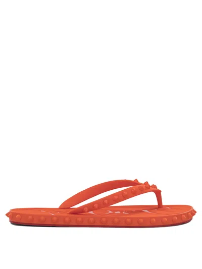 CHRISTIAN LOUBOUTIN SANDALS ORANGE