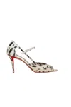Christian Louboutin Pointed High Heel Sandals In Vintage Rose