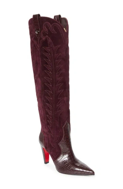 Christian Louboutin Santia Pointed Toe Western Boot