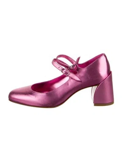 Pre-owned Christian Louboutin Satin Pumps In Pink