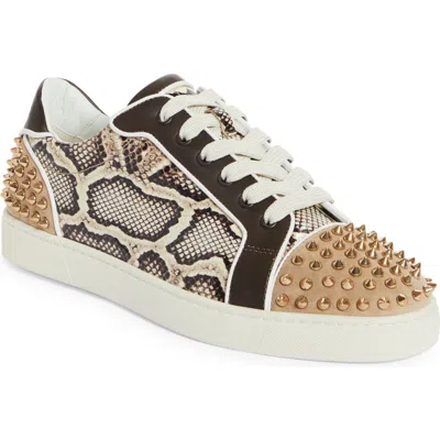 Christian Louboutin Seavaste 2 Orlato Sneaker In Spikes On Toe And Heel