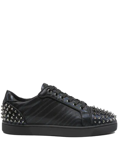 Christian Louboutin Seavaste 2 Orlato Flat Jacquard Sneaker In Black