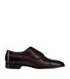 Christian Louboutin Seriox Leather Oxford Shoes In Brown