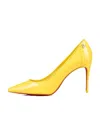 Christian Louboutin Sporty Kate Pointed Toe Pumps In Yellow