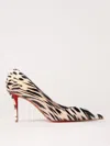 Christian Louboutin Miss Z Pumps In Gigi Printed Patent Calfskin Leather In Pink