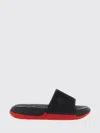 Christian Louboutin Louboutin Slides And Clogs Easy Breezy Men Rubber Black In Black