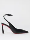Christian Louboutin Condora 100 Patent Sling Pumps In Black