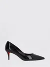 Christian Louboutin Glossy Pointed Toe High Heel Pumps In Black