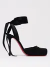 Christian Louboutin Cassia 100 Bow-detailed Grosgrain-trimmed Satin-crepe Pumps In Black