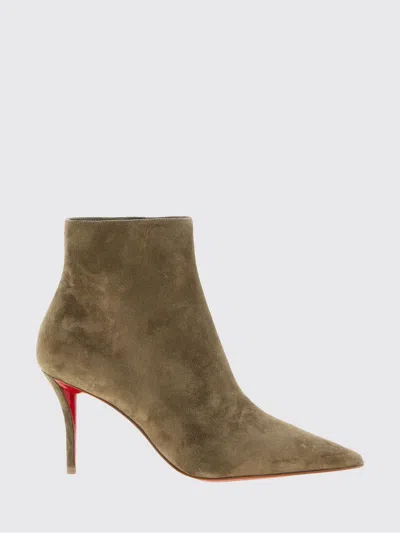Christian Louboutin Shoes Woman Color Dove Grey In Brown