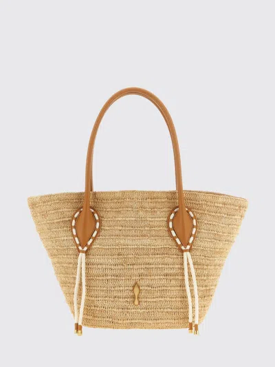 Christian Louboutin Shoulder Bag Woman Color Beige In Pink
